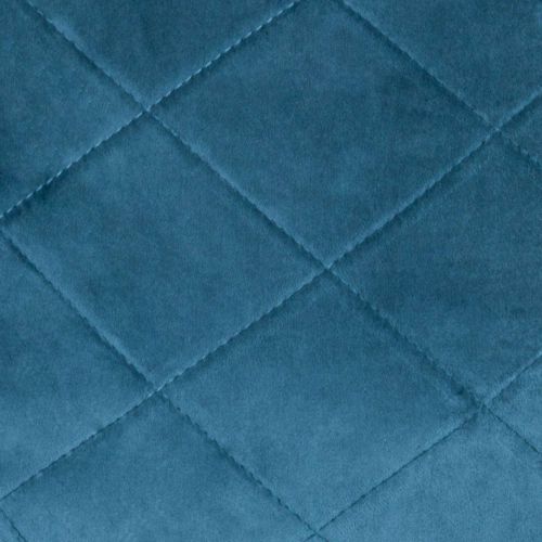 картинка Стул Honnor, голубой, велюр, цвет каркаса дуб