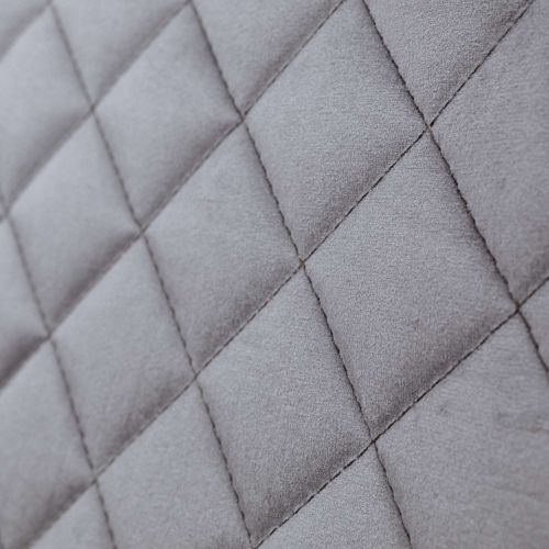 картинка Стул барный Leros, серый, велюр