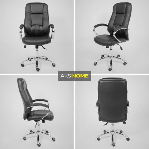 картинка Кресло поворотное KING A, ECO, черный