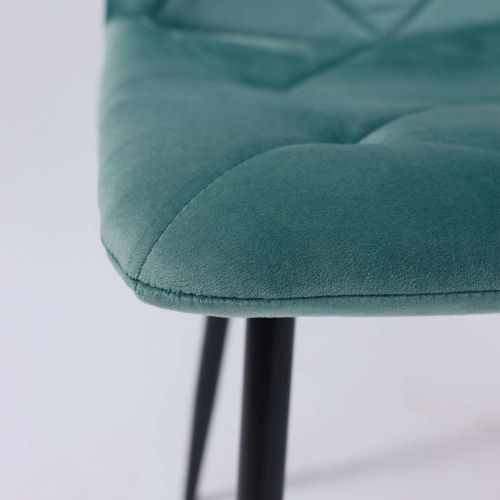 картинка Стул GILL, бутылочный велюр/черный