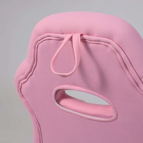 картинка Кресло поворотное ELEN, ткань, розовый