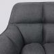 картинка Кресло Virginia, поворотное, темно-серый, ткань картинка Кресло Virginia, поворотное, темно-серый, ткань