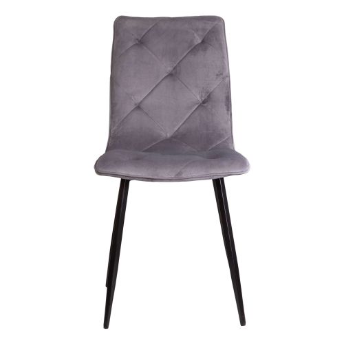картинка Стул Mira, светло-серый, велюр