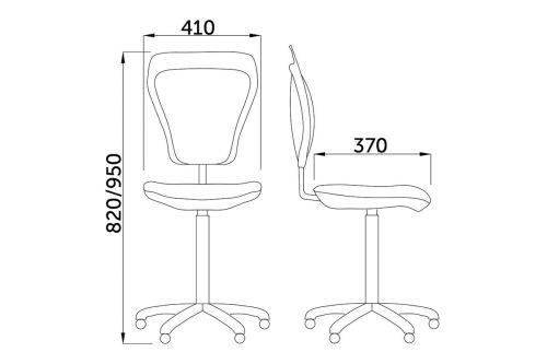 картинка Кресло поворотное Ministyle, sova, ткань