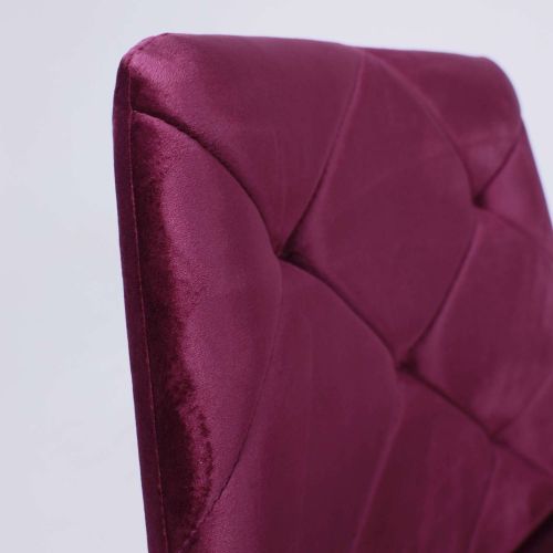 картинка Стул GILL, ежевичный велюр/черный