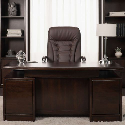 картинка Кресло поворотное Richard New, коричневый, экокожа