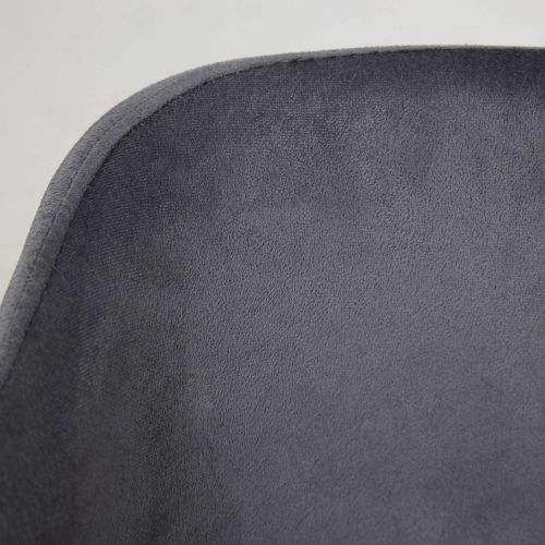 картинка Кресло Orly, темно-серый, велюр
