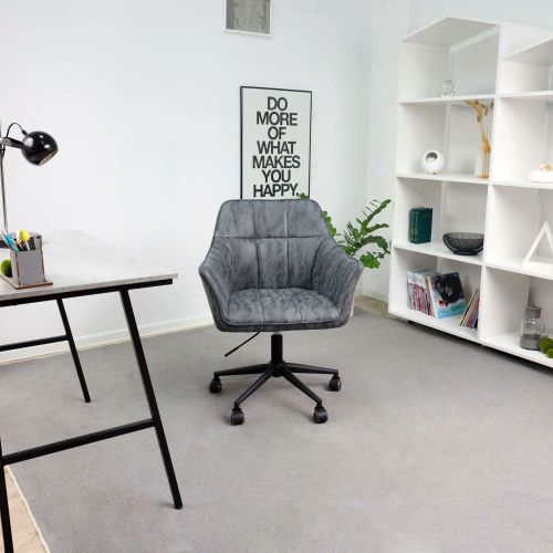 картинка Кресло поворотное Barren, винтажный серый, ткань