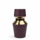 картинка Ваза керамическая ASTOR, фиолетовый+золото, 11*20см