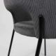 картинка Стул ELSA, серый велюр  Fjord15/черный