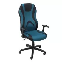 Кресло поворотное Zodiac, синий, ткань фотография