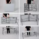 картинка Стол садовый складной, белый, hdpe-пластик, длина 180 см