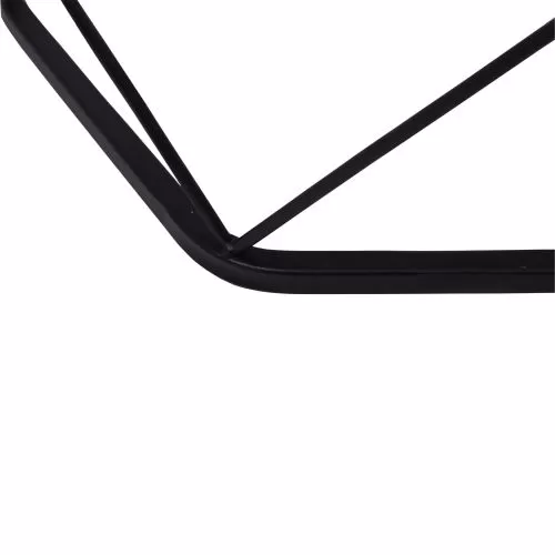 картинка Стол журнальный Арена, белый, мдф, цвет опоры черный