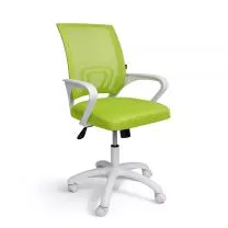Кресло поворотное RICCI NEW, WHITE (салатовый) фотография