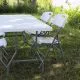 картинка Стол садовый складной, белый, hdpe-пластик, длина 180 см