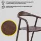 картинка Стул БИО, дуб натуральный/покрытие рич