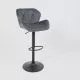 картинка Стул барный Berlin, темно-серый, велюр