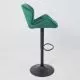 картинка Стул барный Berlin, зеленый, велюр картинка Стул барный Berlin, зеленый, велюр