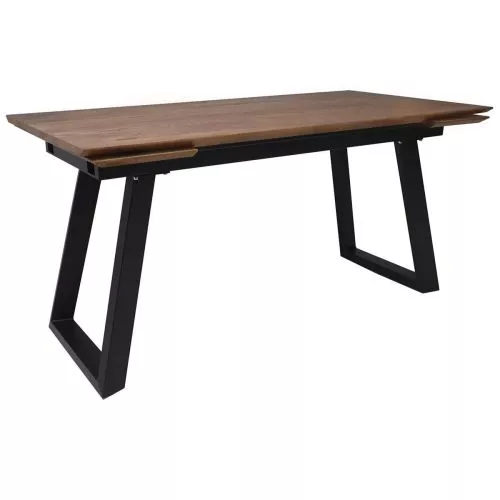 картинка Стол раздвижной Сангай, 160(220)*80, дуб мореный, массив