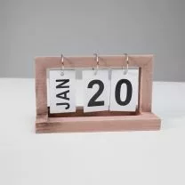 Статуэтка декоративная CALENDAR, натуральный, 20,5*12*9см фотография