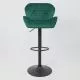 картинка Стул барный Berlin, зеленый, велюр картинка Стул барный Berlin, зеленый, велюр