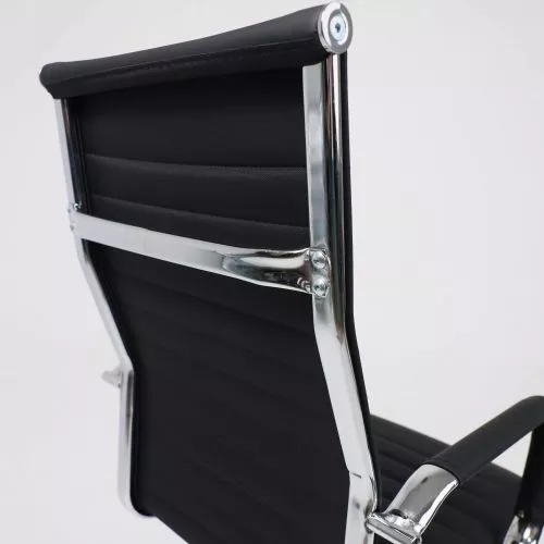 картинка Кресло поворотное ELEGANCE, LIGHT, ECO, черный
