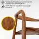 картинка Стул Био, покрытие коньяк, массив дуба