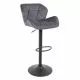 картинка Стул барный Berlin, темно-серый, велюр