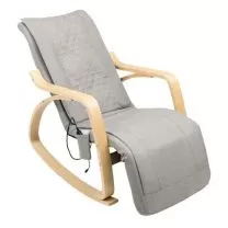 Кресло-качалка Smart, бежевый, ткань (лен) фотография