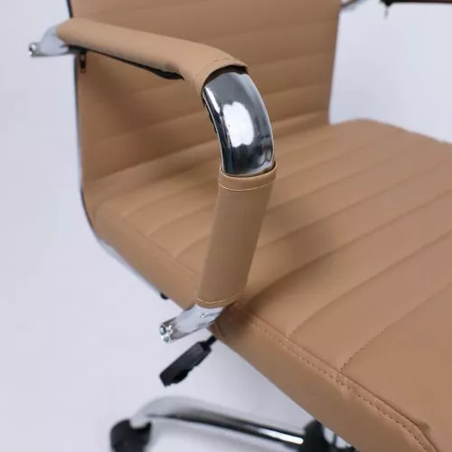 картинка Кресло поворотное ELEGANCE, LIGHT, ECO, бежевый