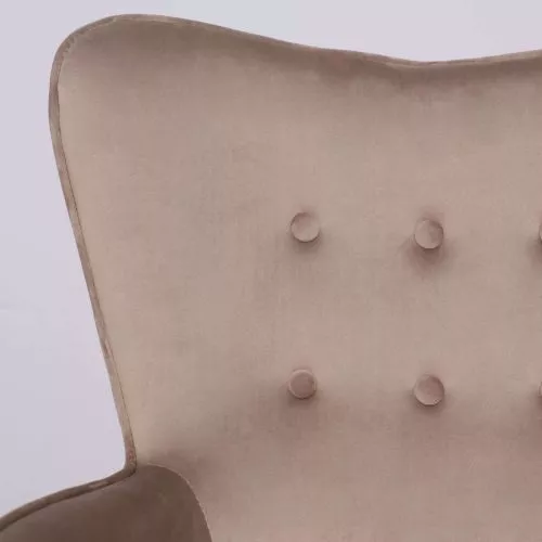 картинка Кресло поворотное Bella, бежевый, велюр