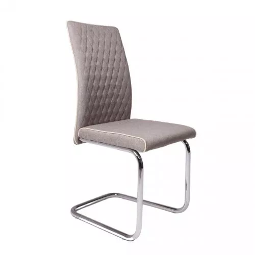 картинка Стул RONALD, бежевая ткань Seattle-001/хром