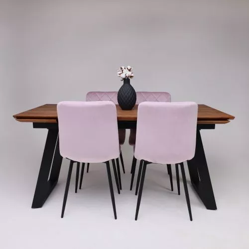 картинка Стол раздвижной Сангай, 160(220)*80, дуб мореный, массив