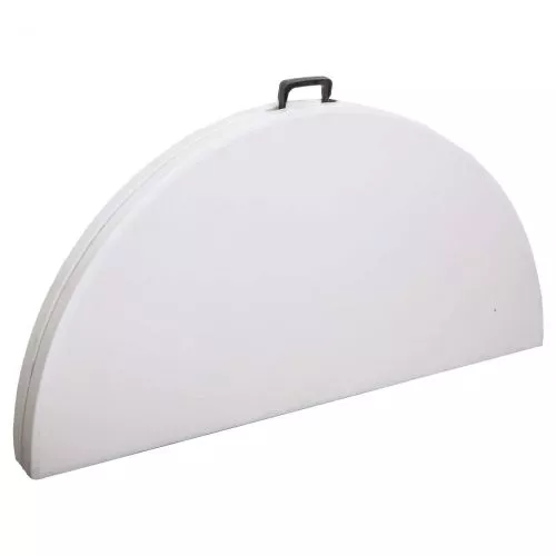 картинка Стол садовый складной, белый, hdpe-пластик, круглый