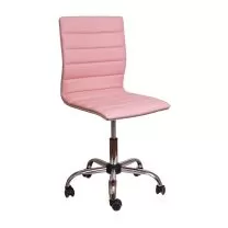 Кресло поворотное Grace, розовый, экокожа фотография