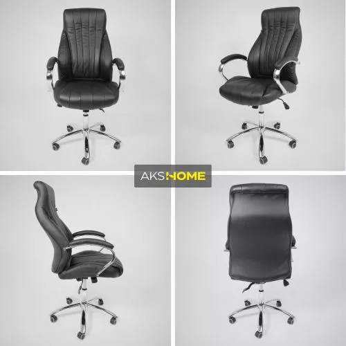 картинка Кресло поворотное MASTIF, ECO, черный