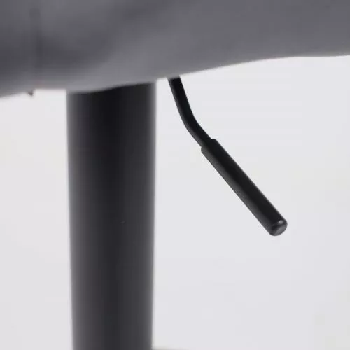 картинка Стул барный Berlin, темно-серый, велюр