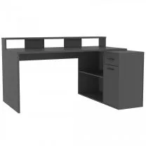 Стол компьютерный Интерлиния СК-14, антрацит, лдсп фотография