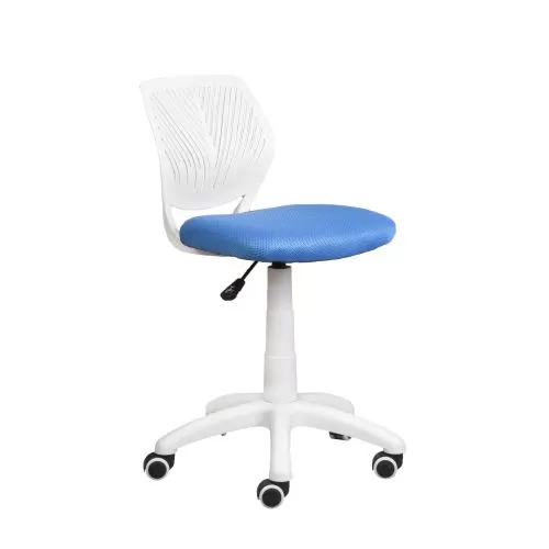 картинка Кресло поворотное Pixel, голубой, сетка