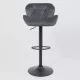 картинка Стул барный Berlin, темно-серый, велюр