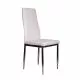 картинка Стул Romeo, белый, экокожа, цвет каркаса хром картинка Стул Romeo, белый, экокожа, цвет каркаса хром