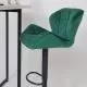 картинка Стул барный Berlin, зеленый, велюр картинка Стул барный Berlin, зеленый, велюр