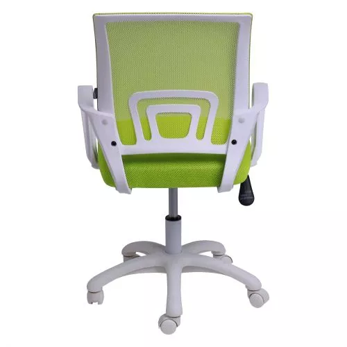 картинка Кресло поворотное RICCI NEW, WHITE (салатовый)