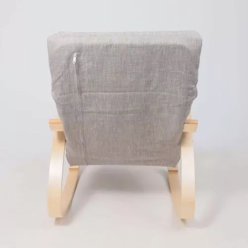 картинка Кресло-качалка Smart, серый, ткань