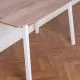 картинка Стол ЛИОН раздвижной, 120(152)*70, Дуб/Белый картинка Стол ЛИОН раздвижной, 120(152)*70, Дуб/Белый