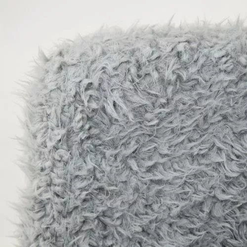картинка Кресло поворотное Fluffy, серый, искусственный мех