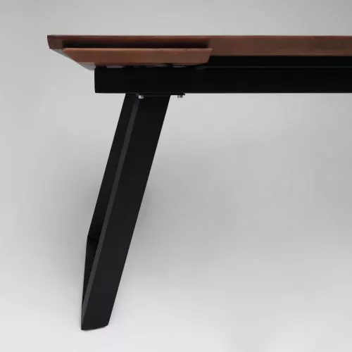 картинка Стол раздвижной Сангай, 160(220)*80, дуб мореный, массив