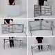 картинка Стол садовый складной, белый, hdpe-пластик, длина 180 см