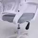 картинка Кресло рабочее, поворотное RICCI NEW, white, ткань/сетка, светло-серый