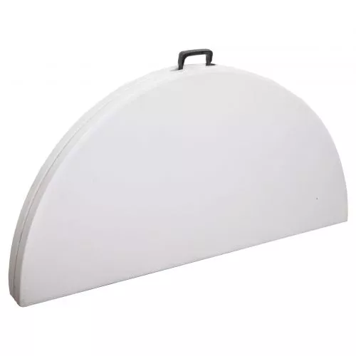 картинка Стол садовый складной, белый, hdpe-пластик, круглый